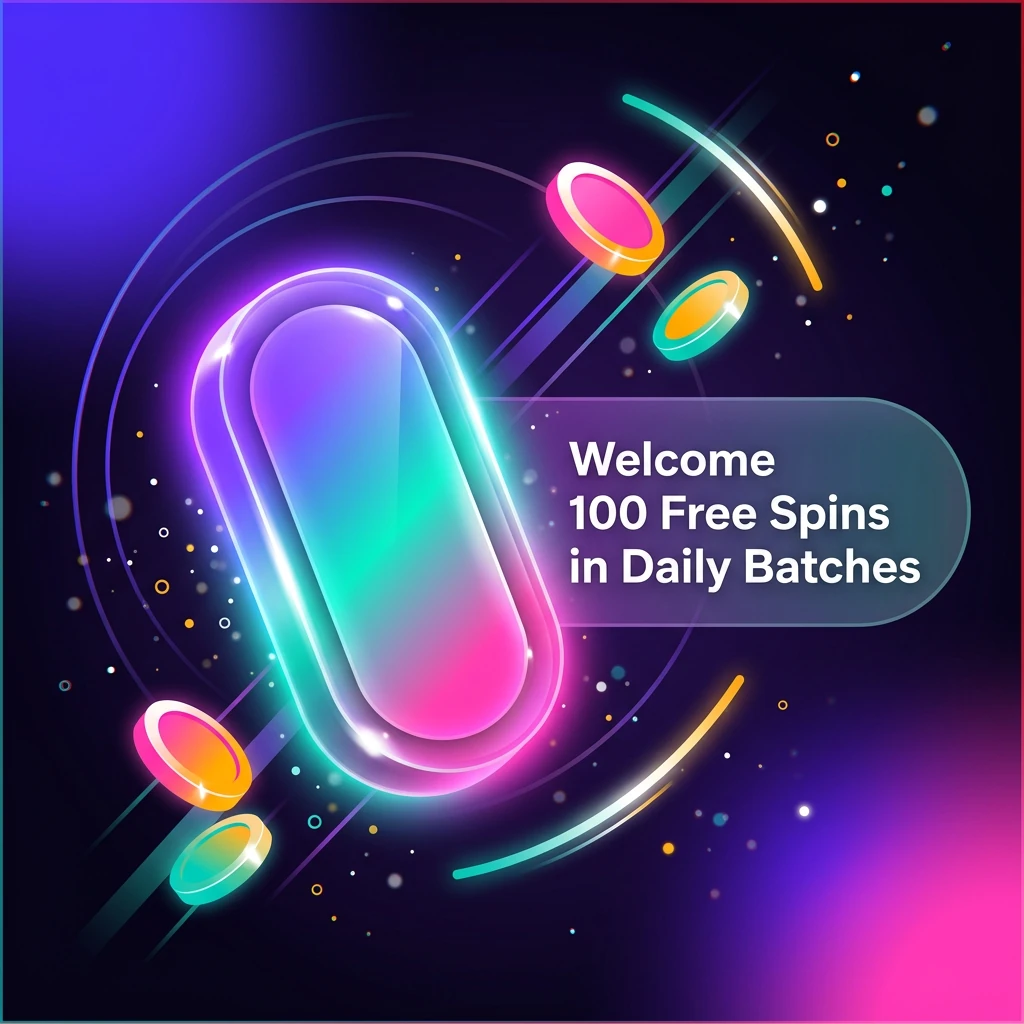 Welcome 100 Free Spins in Daily Batches
